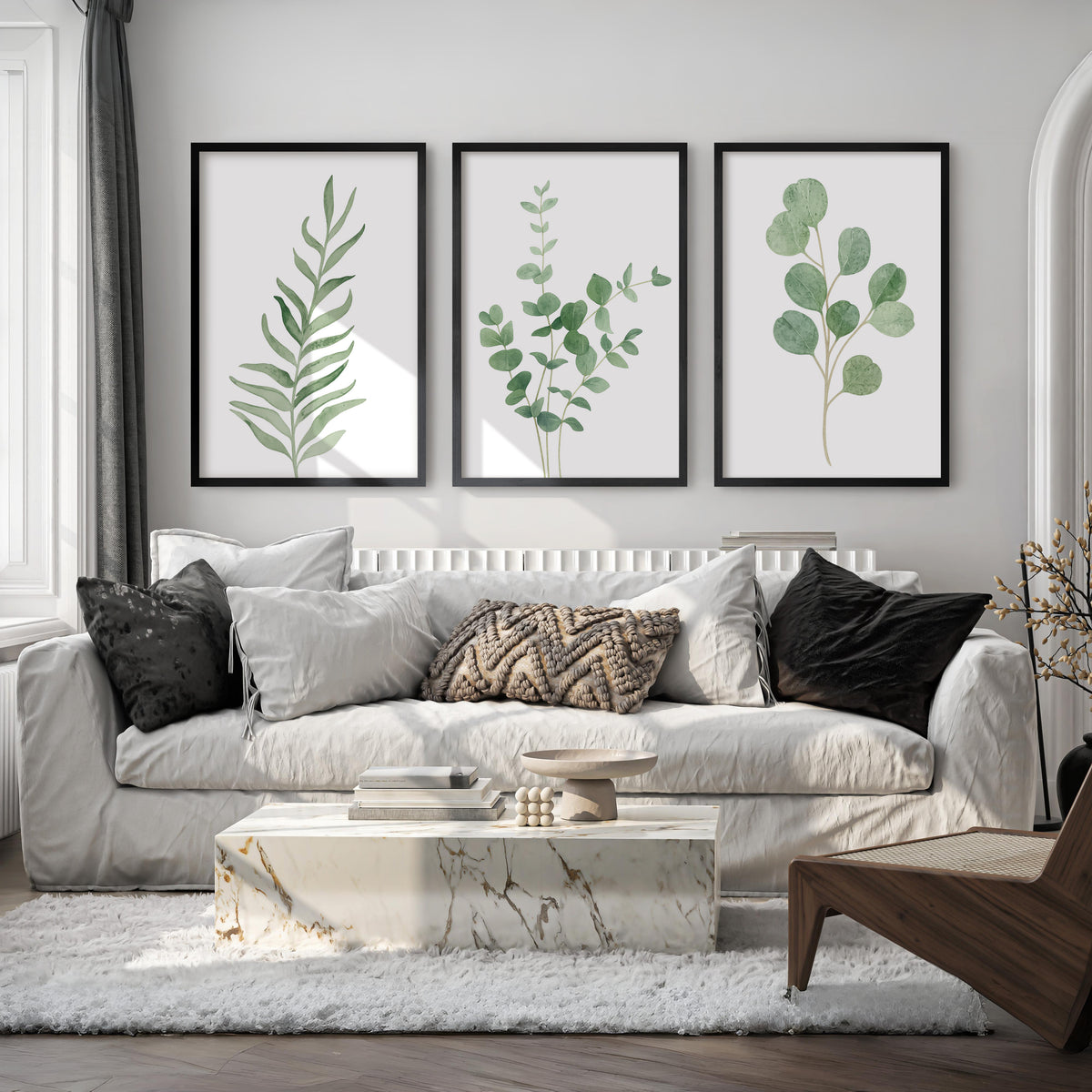 Vintage Home Decor – Botanical Wall Art Prints Set – Artworksets