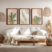 3 Piece Terracotta Boho Wall Art – Green Tropical Leaves



 - Dark Brown Framed Poster No Border - Artworksets