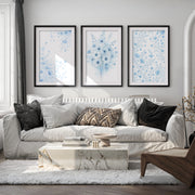Botanical Art Wall – Blue Floral Bouquet Set of 3


 - Black Framed Poster with White Border - Artworksets