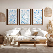 Botanical Posters Vintage – Blue Floral Set of 3




 - Dark Brown Framed Poster with White Border - Artworksets
