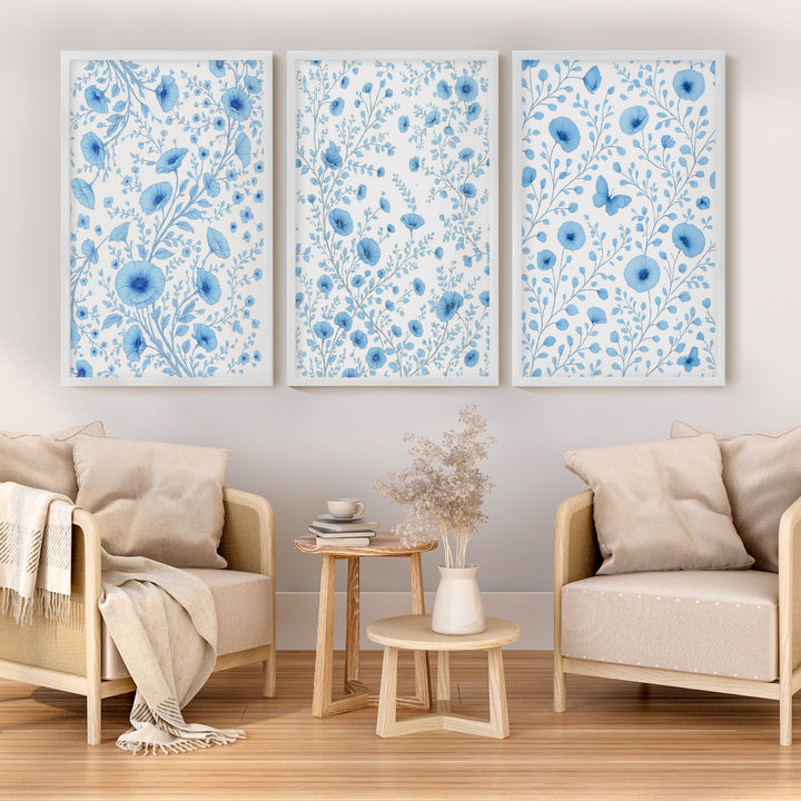 Botanical Posters Vintage – Blue Floral Set of 3




 - White Framed Poster No Border - Artworksets