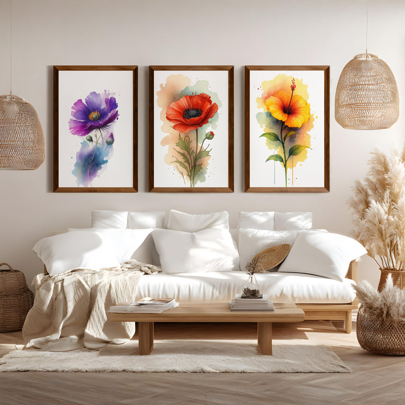 Botany Art Prints – Watercolor Floral Set of 3








 - Dark Brown Framed Poster No Border - Artworksets