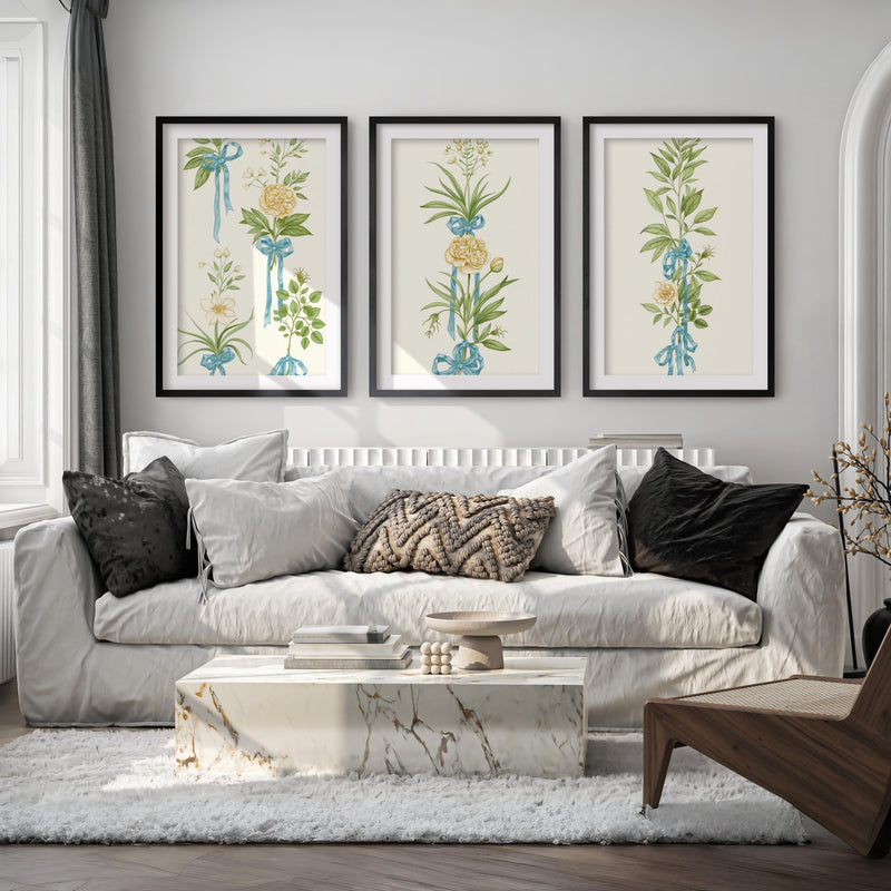 Framed Flower Wall Art – Vintage Bouquet Set of 3







 - Black Framed Poster with White Border - Artworksets