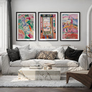 Matisse Poster – Fauvist Art Print Set of 3 - Black Framed Poster with White Border - Artworksets