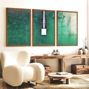 Aerial Pier ocean prints wall art over Turquoise Water - Dark Brown Framed Poster No Border - Artworksets
