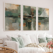 Poster Art Abstract – Modern Wall Decor Print - White Framed Poster No Border - Artworksets