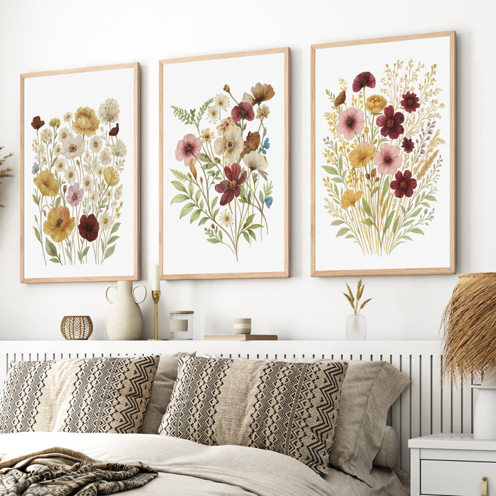Pressed Flower Wall Art – Vintage Botanical Set of 3




 - Natural Wood Framed Poster No Border - Artworksets