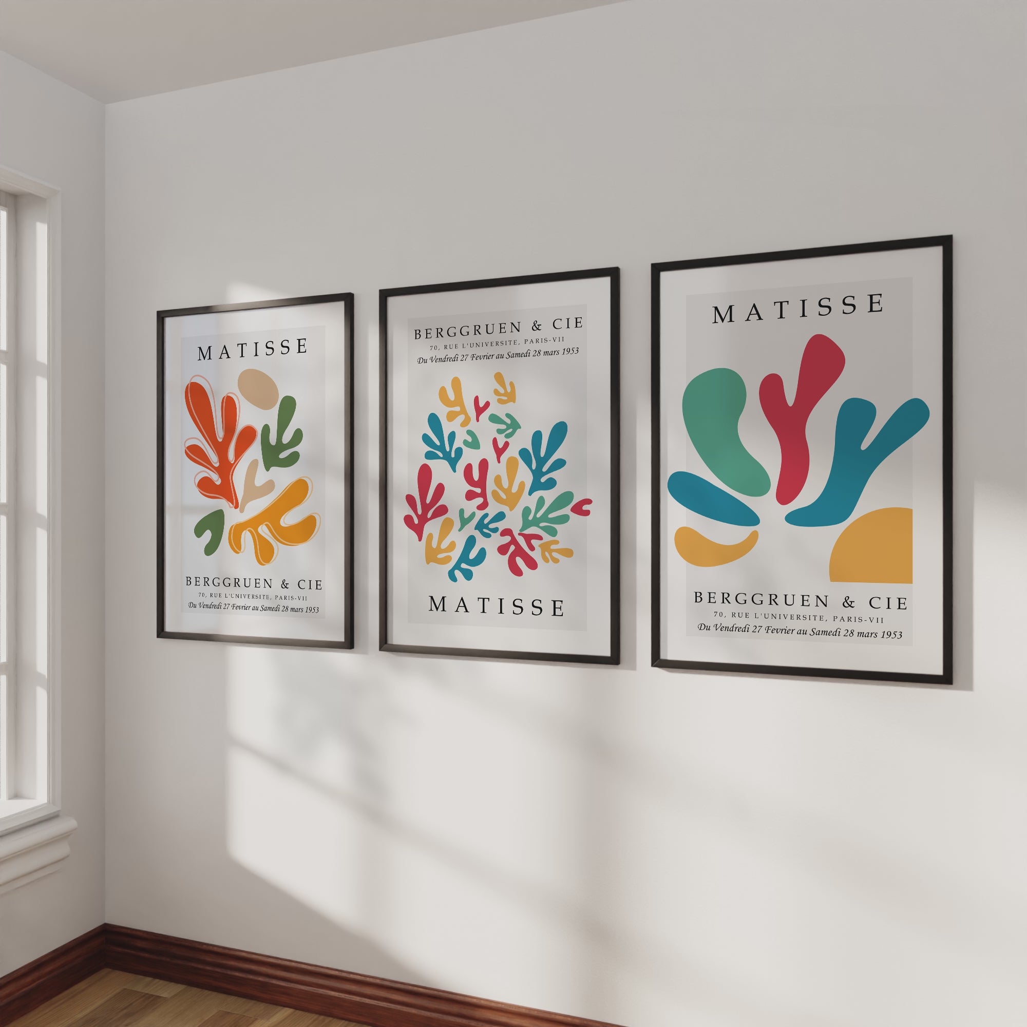 Matisse Wall Art – Colorful Abstract Print Set of 3