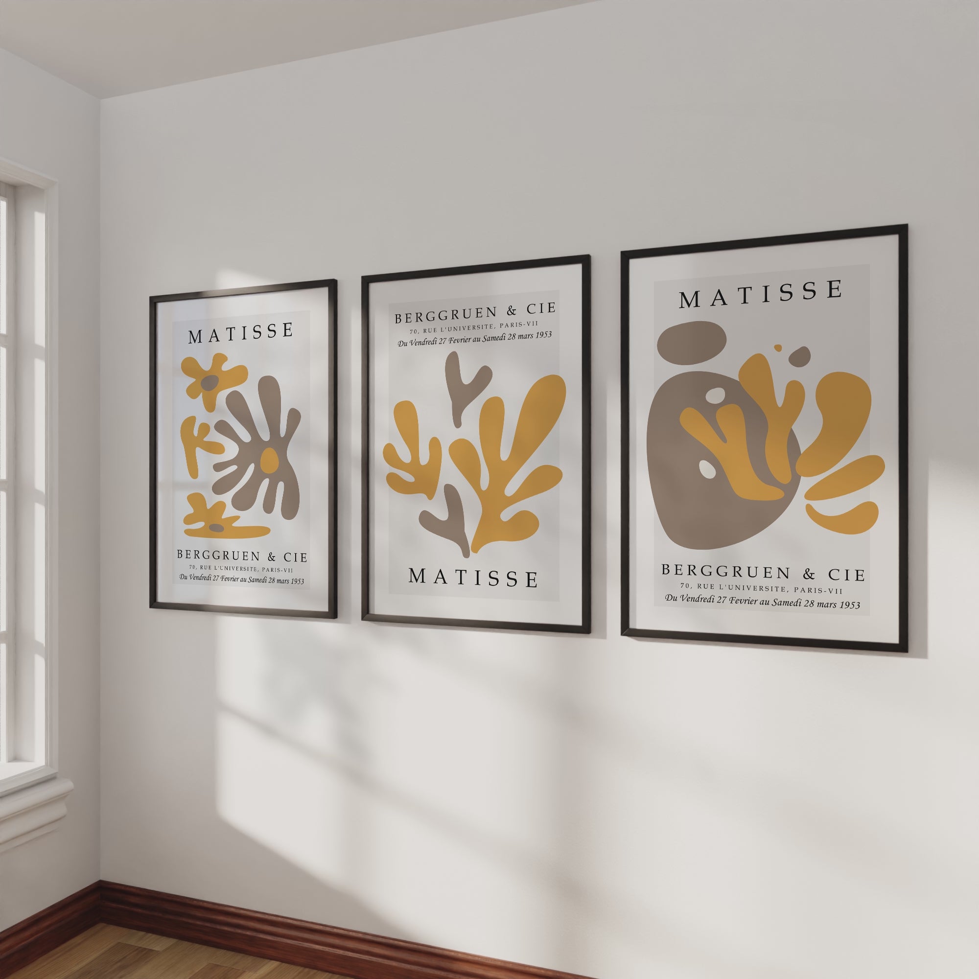 Henri Matisse Art Prints – Modern Abstract Wall Art Set of 3