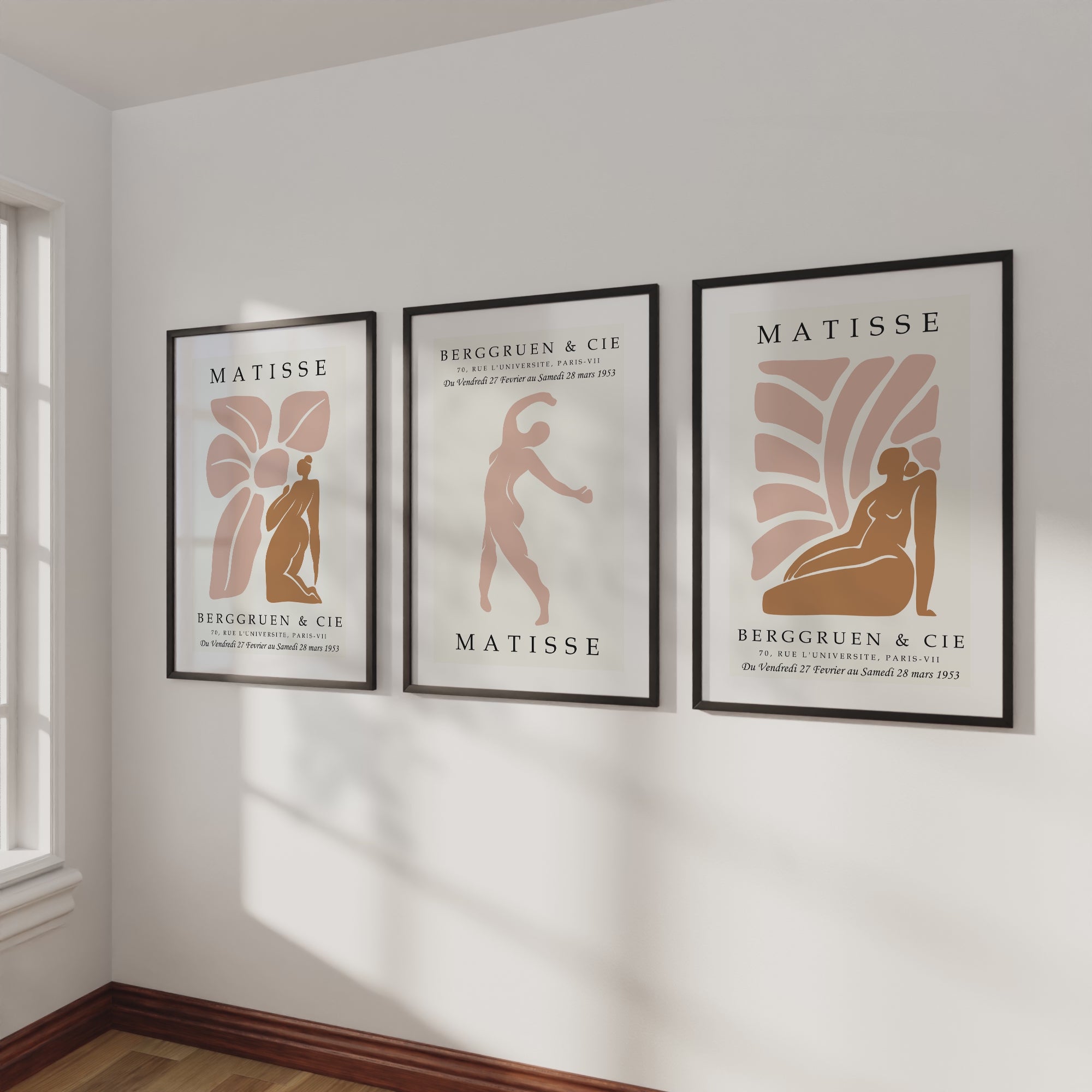 Henri Matisse Prints – Abstract Figure Art Set of 3