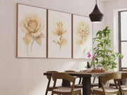 Floral Prints – Pastel Botanical Wall Art Set of 3