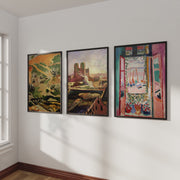 Matisse Prints – Brook with Aloes, Notre Dame & Open Window (Set of 3)