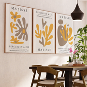 Henri Matisse Art Prints – Modern Abstract Wall Art Set of 3