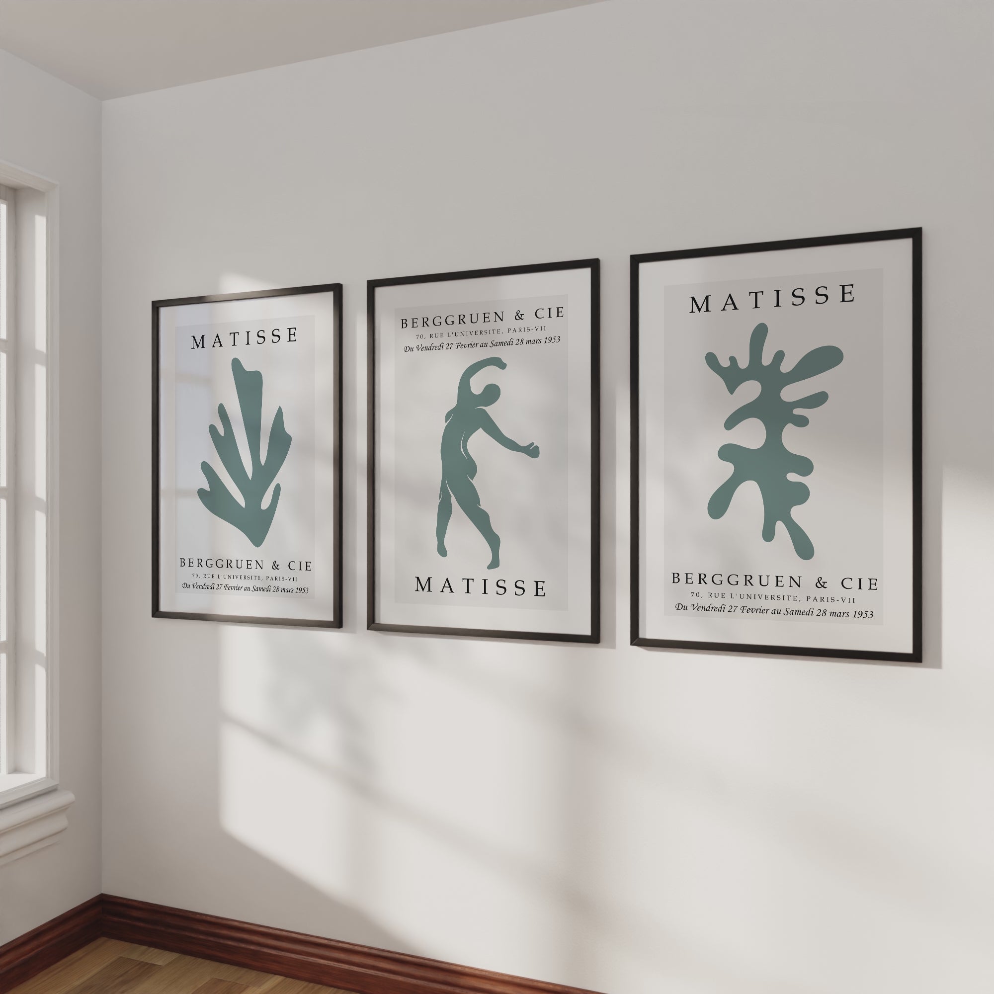 Matisse Art Prints Set of 3 – Minimalist Abstract Wall Art