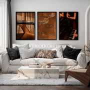 Crystal Champagne and Vintage Art Featuring Classic Car Elegance - Black Framed Poster No Border - Artworksets