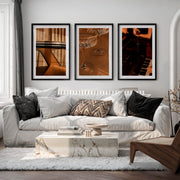 Crystal Champagne and Vintage Art Featuring Classic Car Elegance - Black Framed Poster with White Border - Artworksets