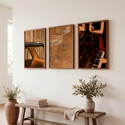 Crystal Champagne and Vintage Art Featuring Classic Car Elegance - Dark Brown Framed Poster No Border - Artworksets