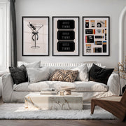 Good Times vintage posters for wall - Black Framed Poster with White Border - Artworksets